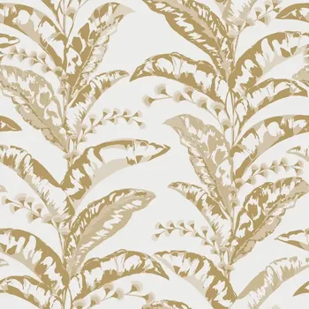 Tapeta Vliesová tapeta na zeď Caselio 102331235 ESCAPADE Bílá;Zlatá