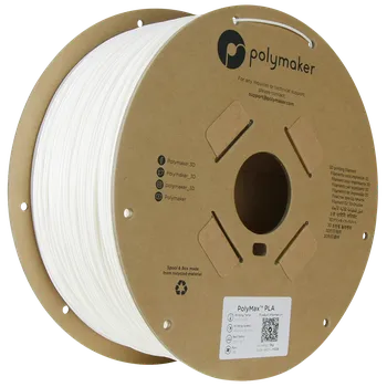 Filament Polymaker PolyMax PLA bílá 1,75mm 3kg