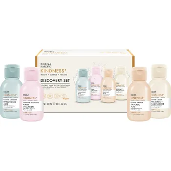 Kosmetická sada Baylis & Harding Kindness+ - Discovery Set Sada sprchových gelů, 4 × 100 ml