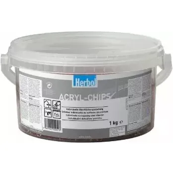 Lak na dřevo HERBOL Acryl Chips 1 kg Černá