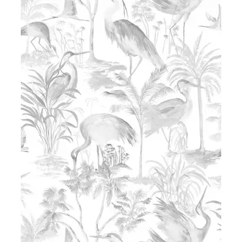 Tapeta Vliesová tapeta na zeď MA947404, Spirit of jungle Bílá;Šedá