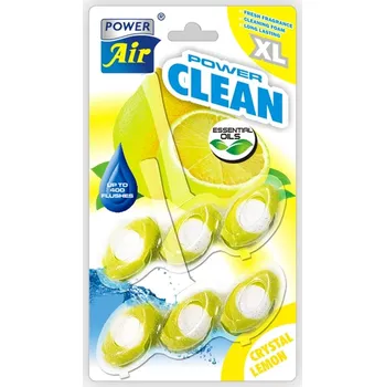 WC čistič POWER AIR Power Clean WC blok Crystal Lemon 2 ks