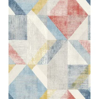 Tapeta Vliesová tapeta na zeď Rasch 311938, Color Your Life Červená;Modrá;Šedá