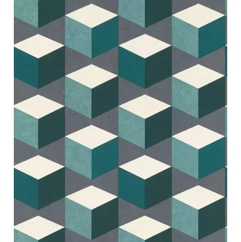 Tapeta Vliesová tapeta Rasch 638370, kolekce Sansa Bílá;Modrá;Šedá