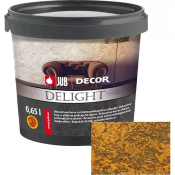 barva na zeď Dekorativní stěrka JUB Decor Delight Dark Gold 0,65L - 524F