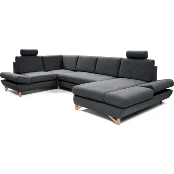 Sedací souprava Rozkládací rohová čalouněná sedací souprava s úlož. prost. do U AVESTA antracit