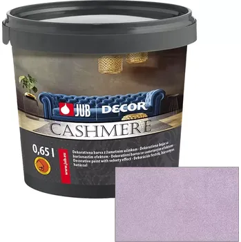 barva na zeď JUB Decor Cashmere 0,75L - Vnitřní dekorativní barva se sametovým efektem 522F