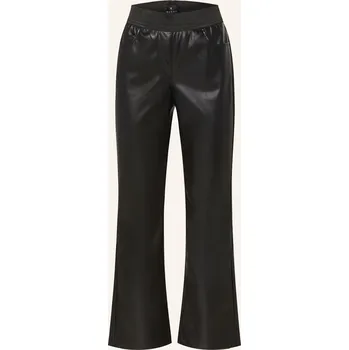 Dámské kalhoty Monari Dámské Kalhoty V Koženém Vzhledu, černá, 44