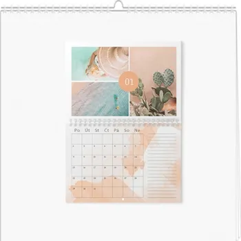 Fotokalendář Kalendarz 30x20cm ze spiralą na środku papier kredowy
