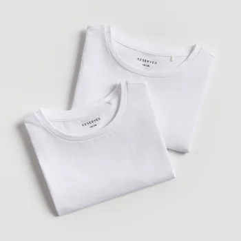 Dívčí tričko Reserved - Sada 2 bavlněných triček - vícebarevná - 484FT-MLC - 484FT-MLC-152