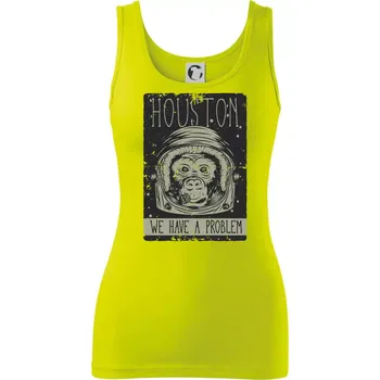 Houston we have a problem - Dámské tílko - S ( Limetková )