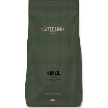 Káva COFFEE LIMIT Brazil Santos - zrnková káva 1 kg
