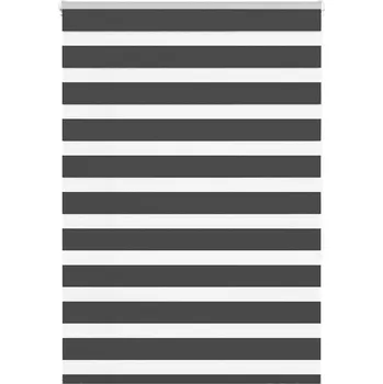 Roleta Zebra roleta černá 110x150 cm šířka látky 105,9 cm polyester