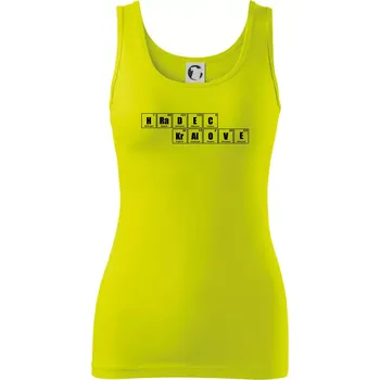 Periodická tabulka Hradec Králové - Dámské tílko - XS ( Limetková )