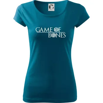 Game of bones - Dámské triko Pure - 2XL ( Petrolejová )