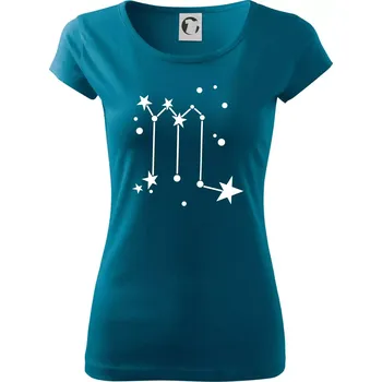 Dámské tričko Souhvězdí - Scorpio - Štír - Dámské triko Pure - 2XL ( Petrolejová )