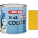 Adler 5in1-Color 0,75L - Univerzální vodou ředitelná barva, předmíchané odstíny 02 - Žlutá (RAL 1021)