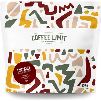 Káva COFFEE LIMIT Tanzania Mbaya, region Songwe - zrnková káva FILTR 250g