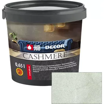 barva na zeď JUB Decor Cashmere 0,75L - Vnitřní dekorativní barva se sametovým efektem 530F