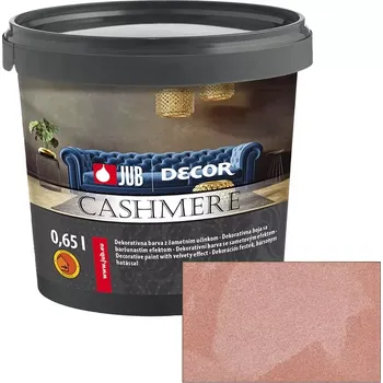 barva na zeď JUB Decor Cashmere 0,75L - Vnitřní dekorativní barva se sametovým efektem 524E