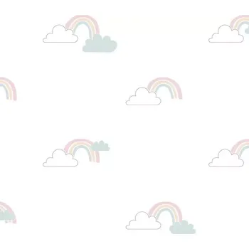 Tapeta Vliesová tapeta na zeď 13034, Mondobaby Bílá