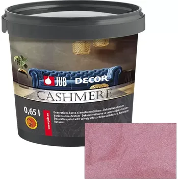 barva na zeď JUB Decor Cashmere 0,75L - Vnitřní dekorativní barva se sametovým efektem 517E