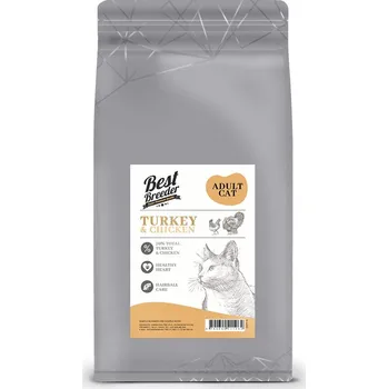 Krmivo pro kočku Best Breeder DELUXE Cat Turkey & Chicken Adult balení 300 g | Krmivo pro kočky