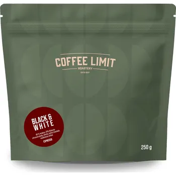 Káva COFFEE LIMIT Black&White - zrnková káva 250g