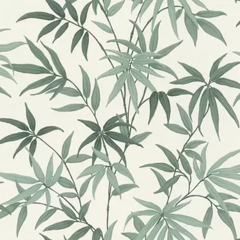 Tapeta Vliesová tapeta na zeď Rasch 691511, Rhapsody Bílá;Zelená