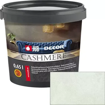 barva na zeď JUB Decor Cashmere 0,75L - Vnitřní dekorativní barva se sametovým efektem 527H