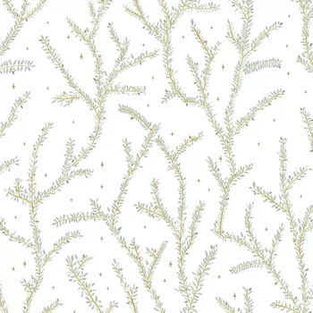 Tapeta Vliesová tapeta na zeď Caselio 102946030, květy, listy, bílá, modrá Bílá;Modrá