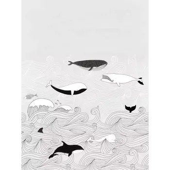 Tapeta 842531 Digitální vliesový panel na zeď Rasch, kolekce Bambino XVIII Černá;Šedá