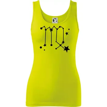 Dámské tričko Souhvězdí - Virgo - Panna - Dámské tílko - XS ( Limetková )