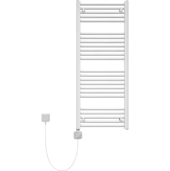 Radiátor Korado Těleso koupelnové trubkové Koralux Linear Classic Classic KLCH 1500/500, výkon 600 W, topné těleso s integrovaným regulátorem, barva bílá