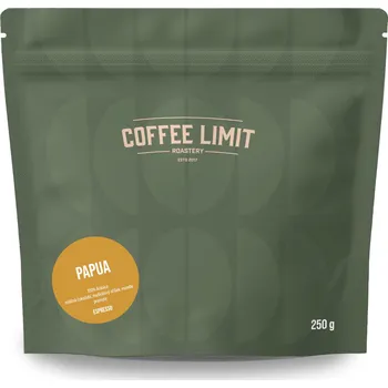 Káva COFFEE LIMIT Papua - zrnková káva 250g