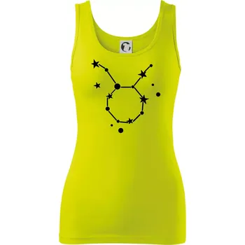 Souhvězdí - Taurus - Býk - Dámské tílko - XS ( Limetková )