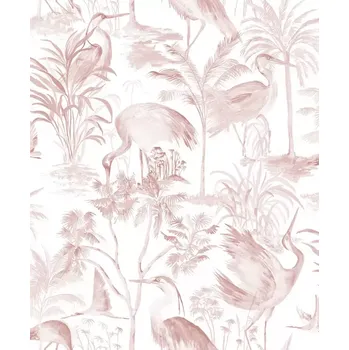 Tapeta Vliesová tapeta na zeď MA947401, Spirit of jungle Bílá;Růžová