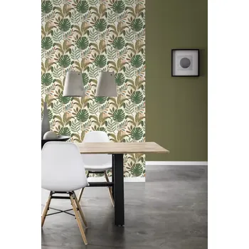 Tapeta Vliesová tapeta na zeď Rasch 464313, kolekce Salsa Zelená