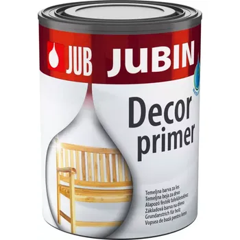 barva na zeď JUB JUBIN Decor Primer 0,65 l bílá - základní barva na dřevo vodouředitelná