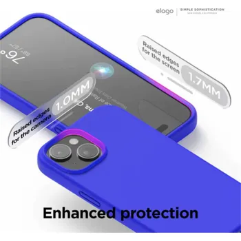 Pouzdro na mobilní telefon Elago kryt Silicone Case pro iPhone 15 Plus - Brown