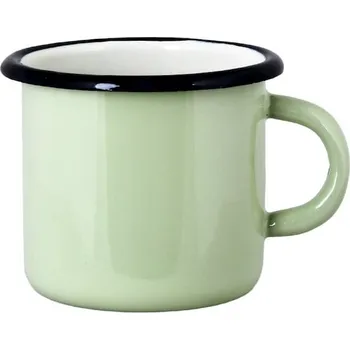 Zelený smaltovaný hrnek Emil´s Enamel Green - Ø 9*8 cm / 0,4L