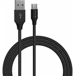 Deví kabel USB-A to USB-C Gracious Woven Cable 1m - Black