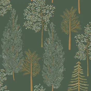 Tapeta Vliesová tapeta na zeď Caselio 102957773, květy, listy Zelená