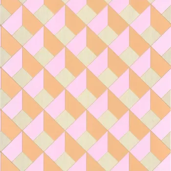 Tapeta Vliesová tapeta Caselio 100124250, kolekce Spaces Oranžová