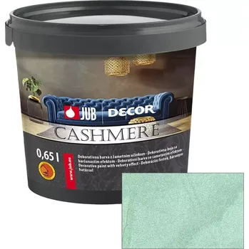 barva na zeď JUB Decor Cashmere 0,75L - Vnitřní dekorativní barva se sametovým efektem 515F