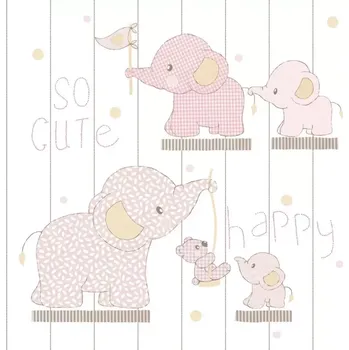 Tapeta Vliesová tapeta na zeď 13022, Mondobaby Bílá