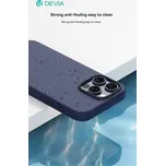 Devia kryt Nature Series Silicone Magnetic Case pro iPhone 16 Pro Max - Gray White