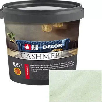 barva na zeď JUB Decor Cashmere 0,75L - Vnitřní dekorativní barva se sametovým efektem 527G