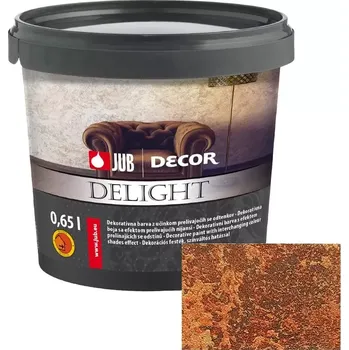 barva na zeď Dekorativní stěrka JUB Decor Delight Dark Gold 0,65L 517F