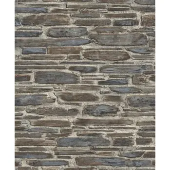 Tapeta 863420 Vliesová tapeta na zeď Rasch, kolekce Aldora II 53 x 1005 cm Hnědá;Šedá